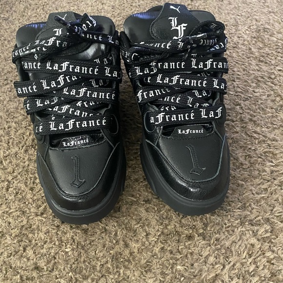 PUMA LaFrancé Black Written in Chrome Sneakers (With Box)